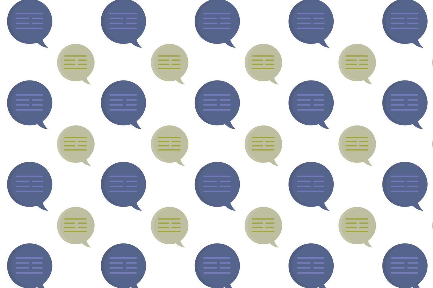 Abstract Chat Pattern Background vector