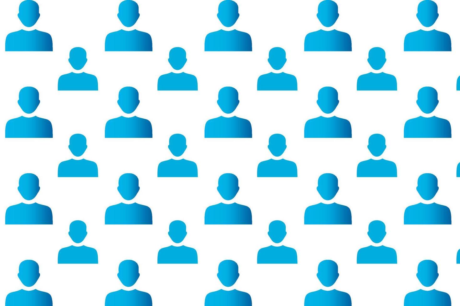 Abstract Man Avatar Pattern Background vector