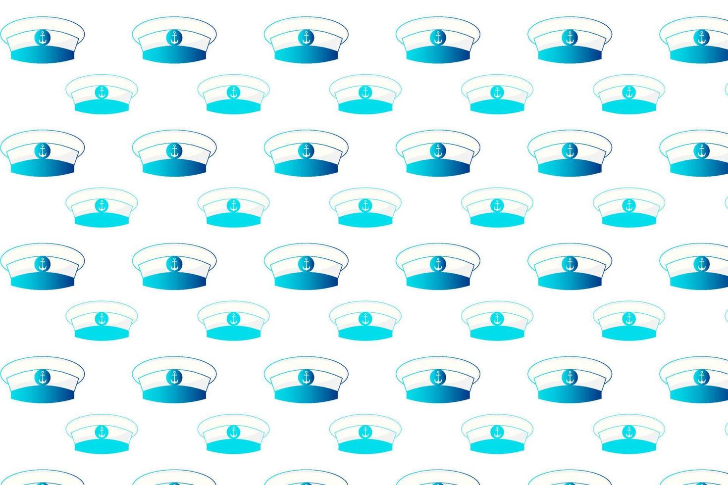 Abstract Marine Cap Pattern Background vector