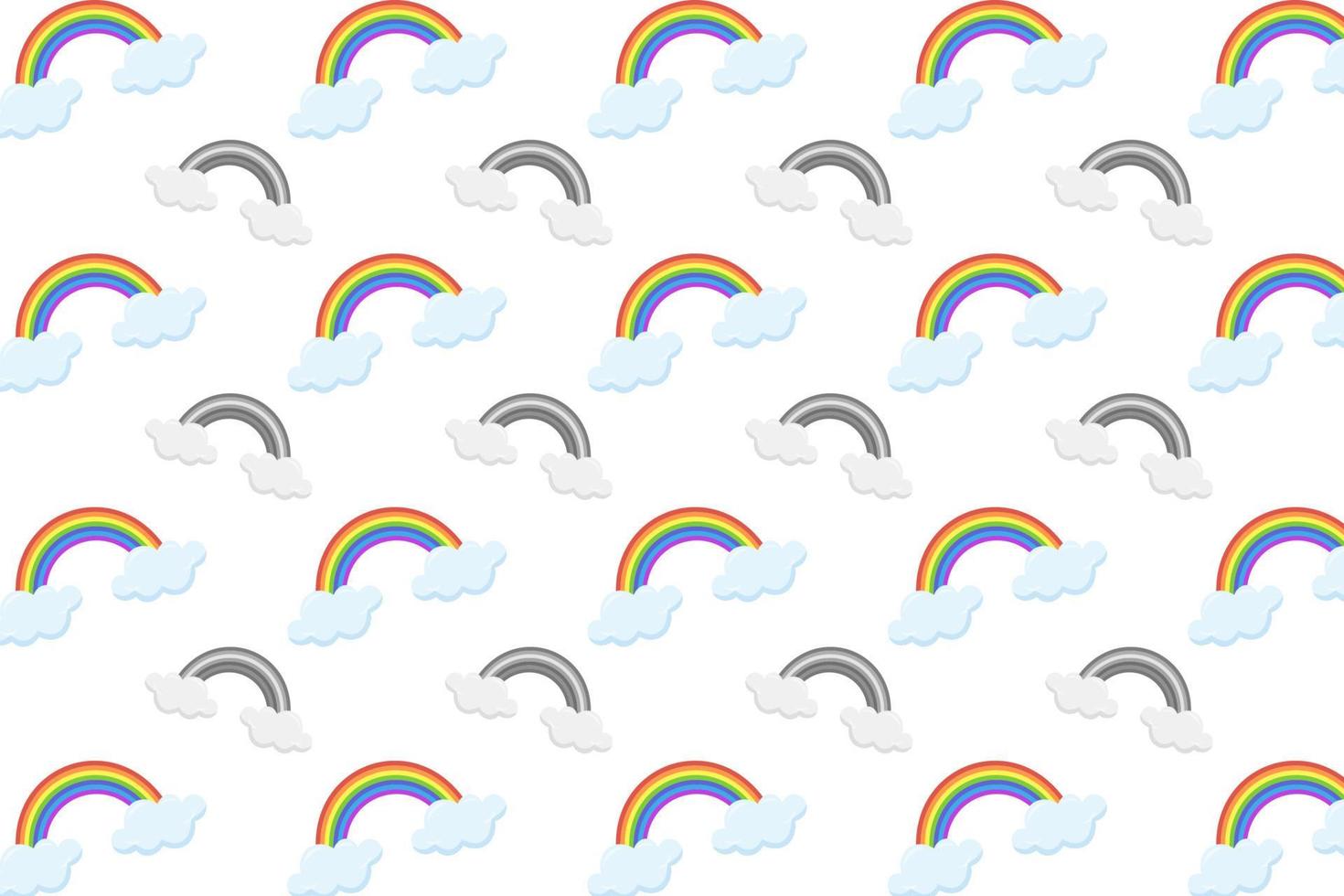 Abstract Rainbow Pattern Background vector