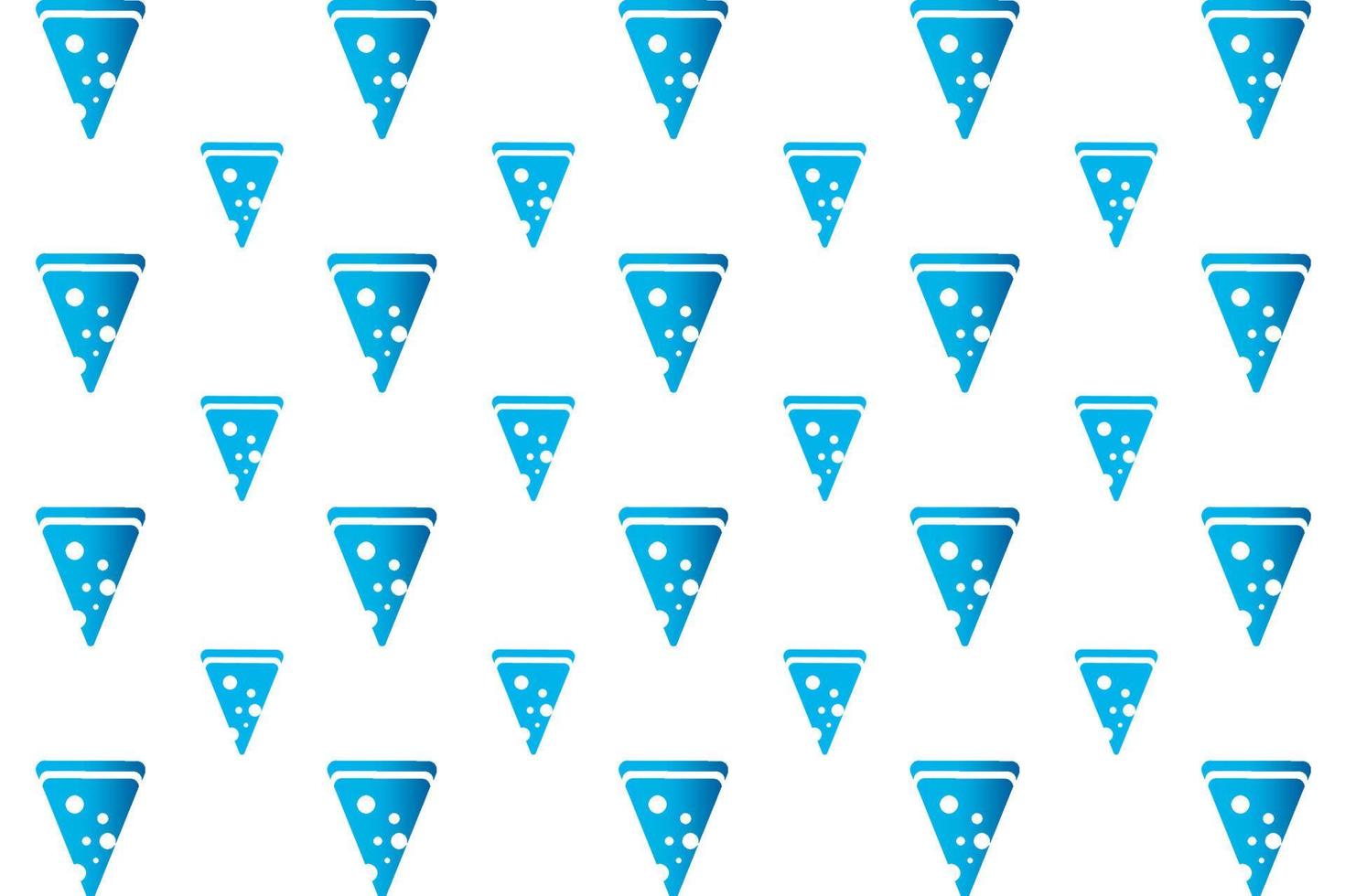 Abstract Pizza Slice Pattern Background vector