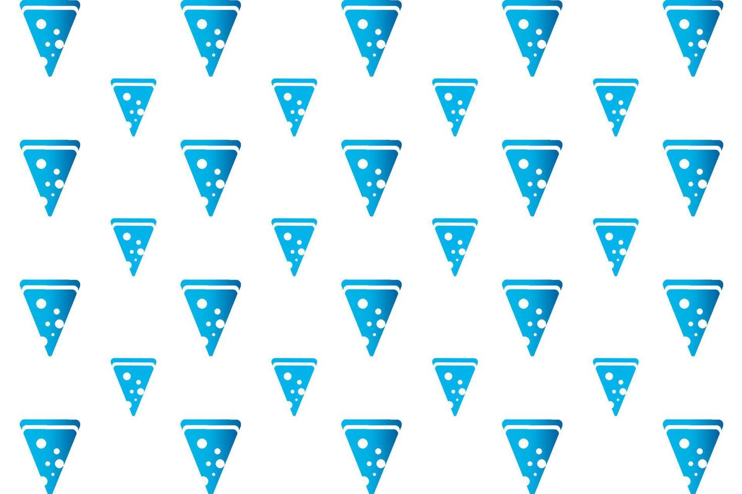 Fondo de patrón de rebanada de pizza abstracta vector