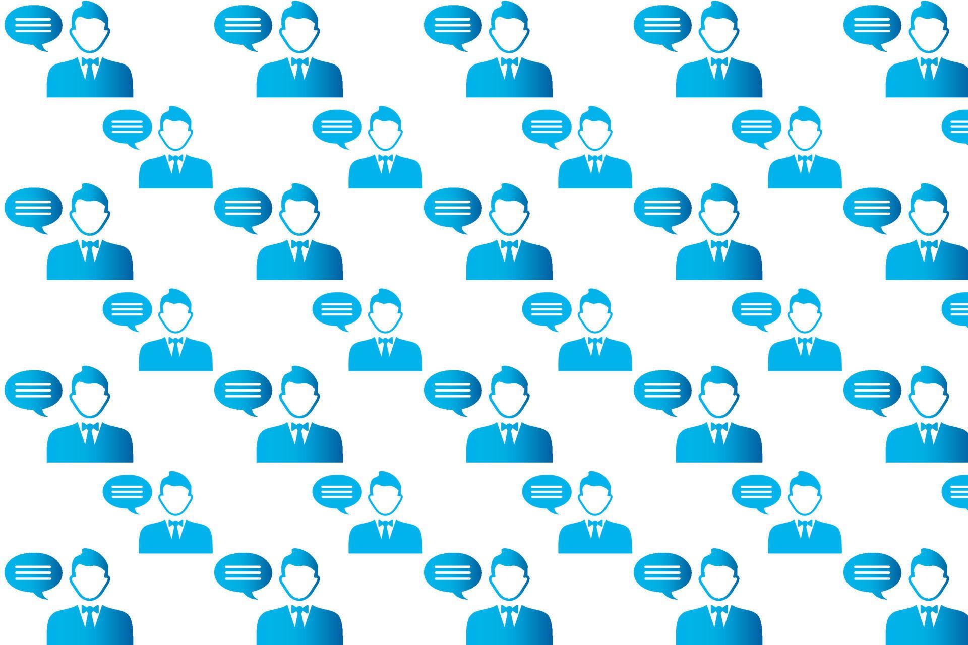 Abstract Man Discussing Pattern Background 5185332 Vector Art at Vecteezy