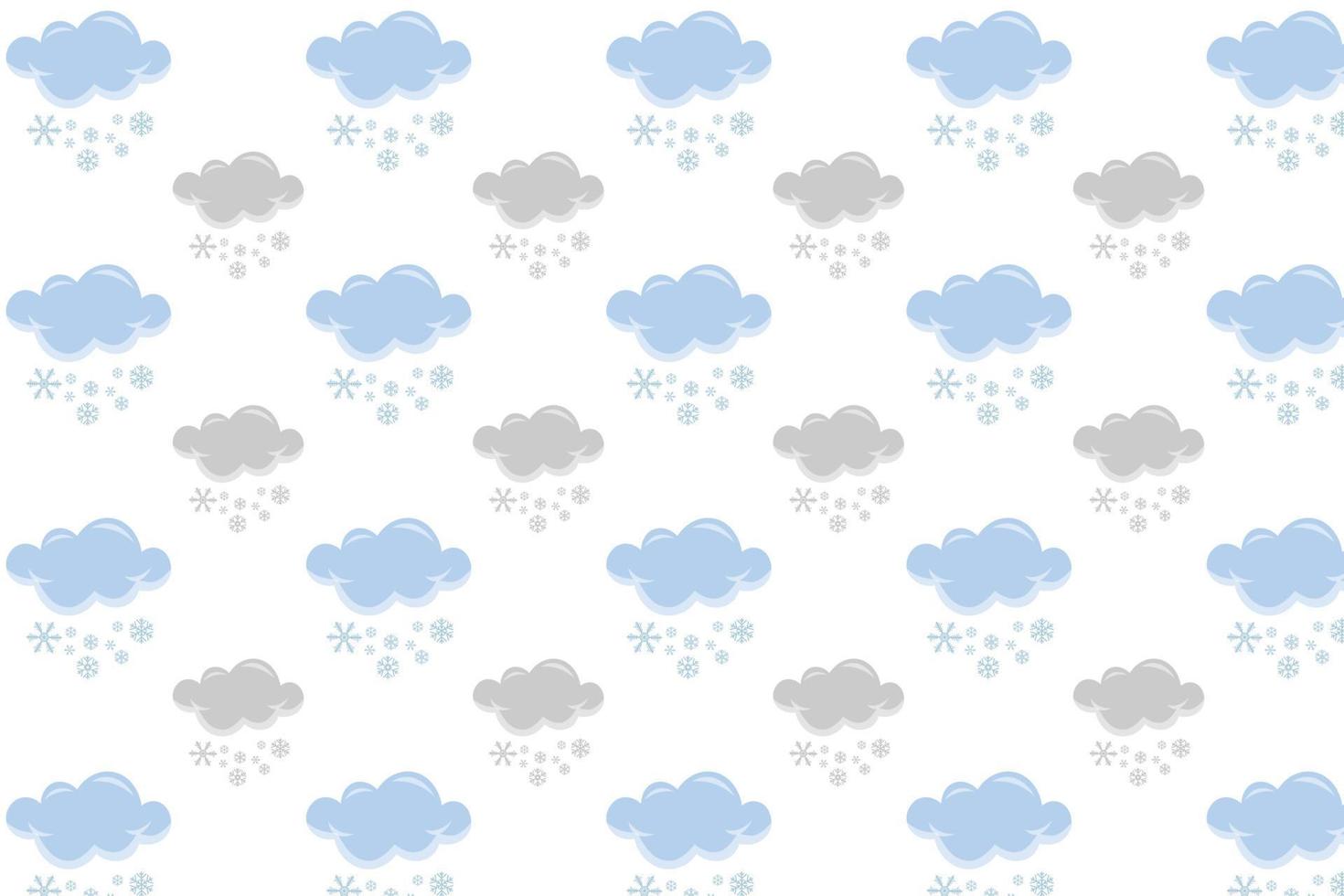 Abstract Snowy Weather Pattern Background vector