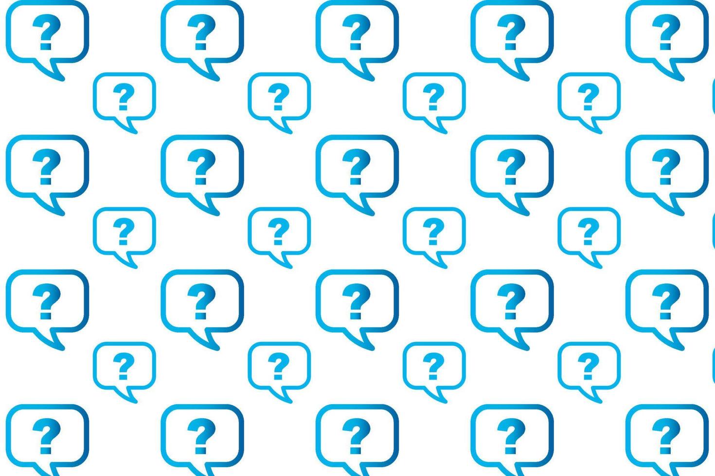 Modern Question Pattern Background vector