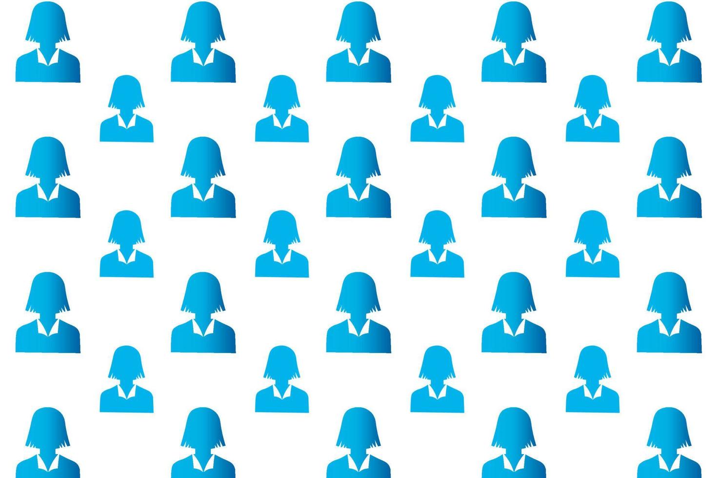 Abstract Leader Woman Pattern Background vector