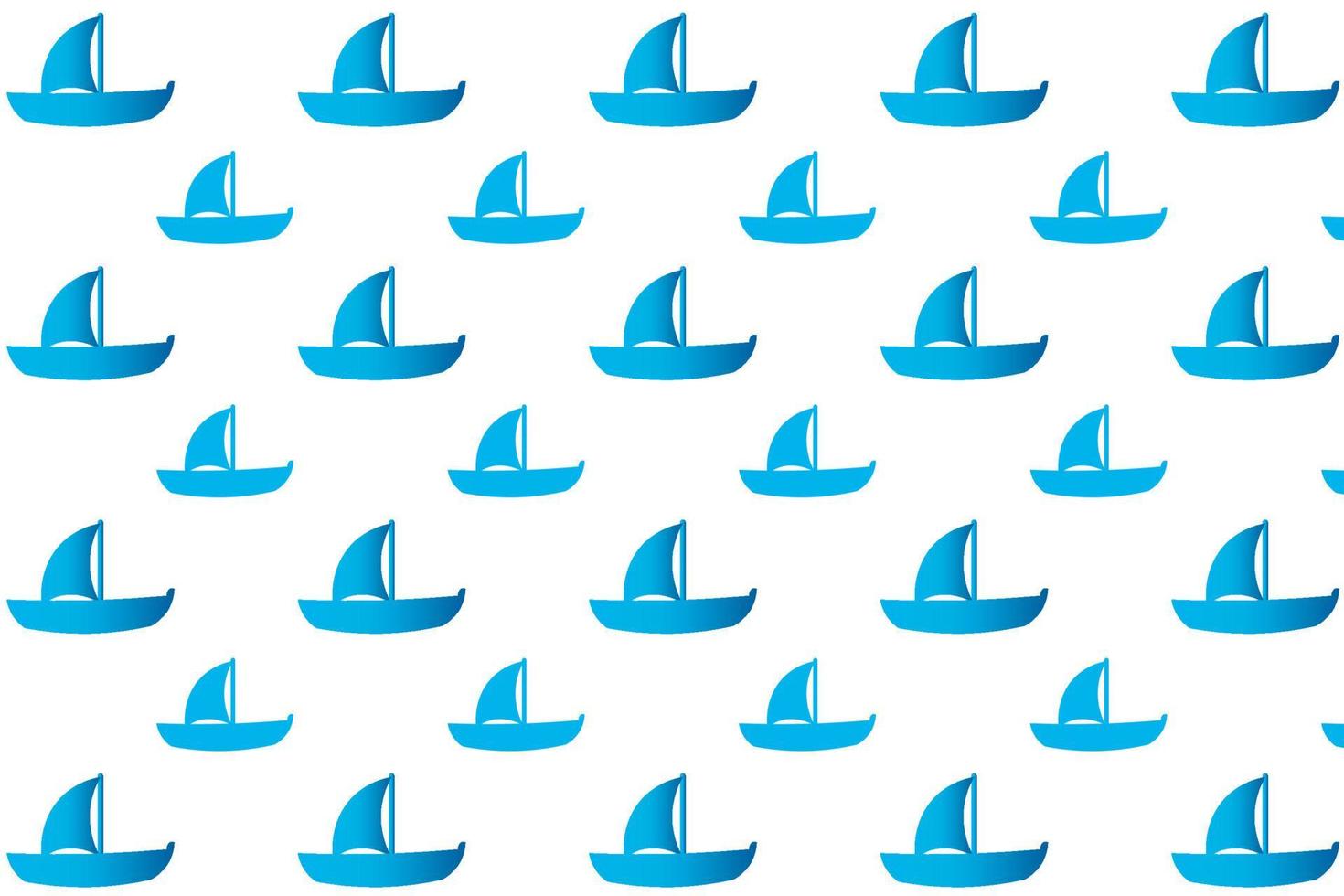 Abstract Sailboat Pattern Background vector