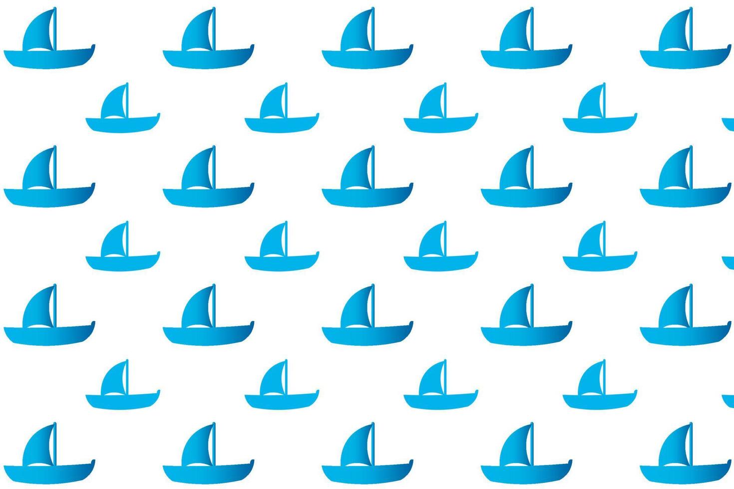 Abstract Sailboat Pattern Background vector