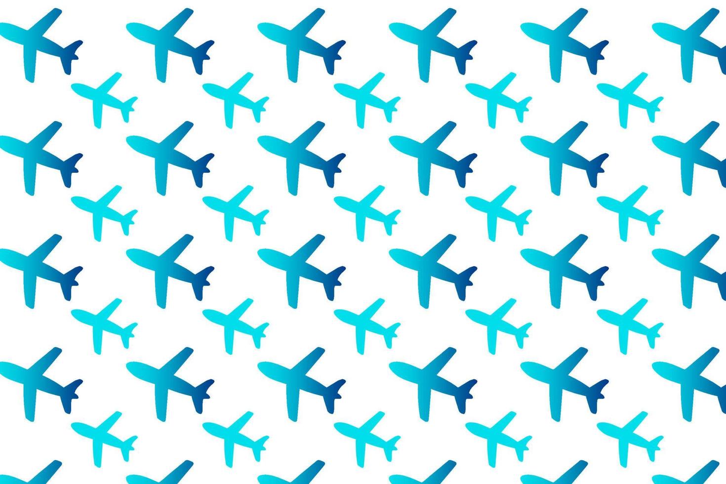 Abstract Flying Plane Pattern Background vector