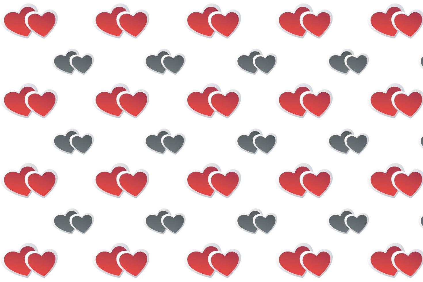 Modern Romance Pattern Background vector