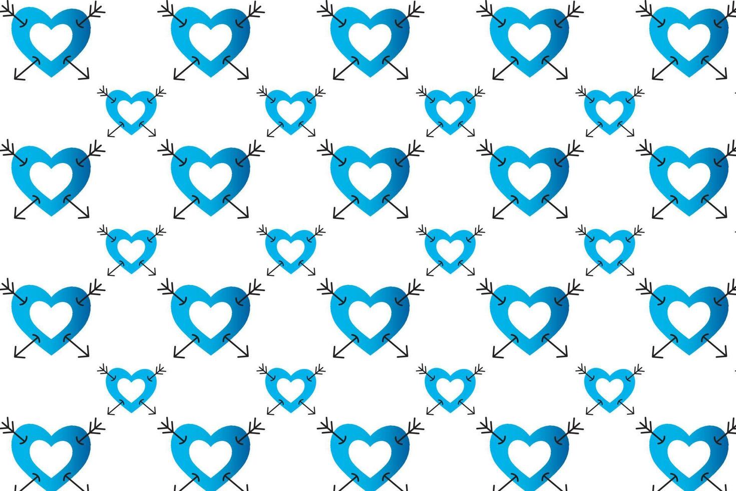 Modern Love Pattern Background vector