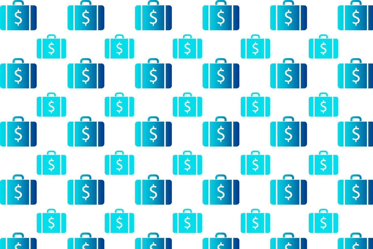 Abstract Business Briefcase Pattern Background vector