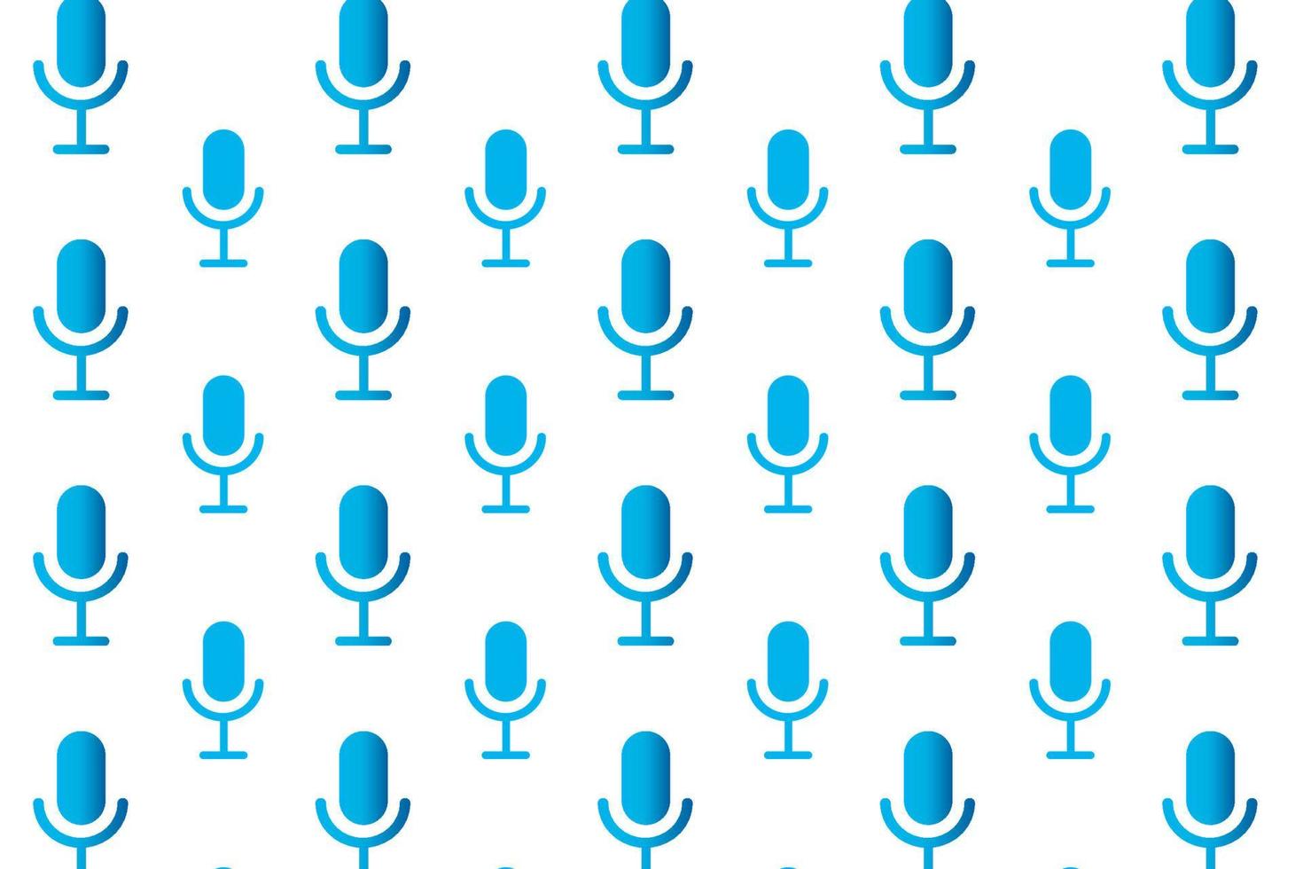 Abstract Simple Microphone Pattern Background vector