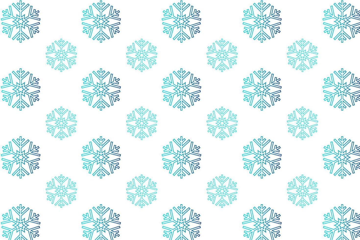 Abstract Snowflake Pattern Background vector