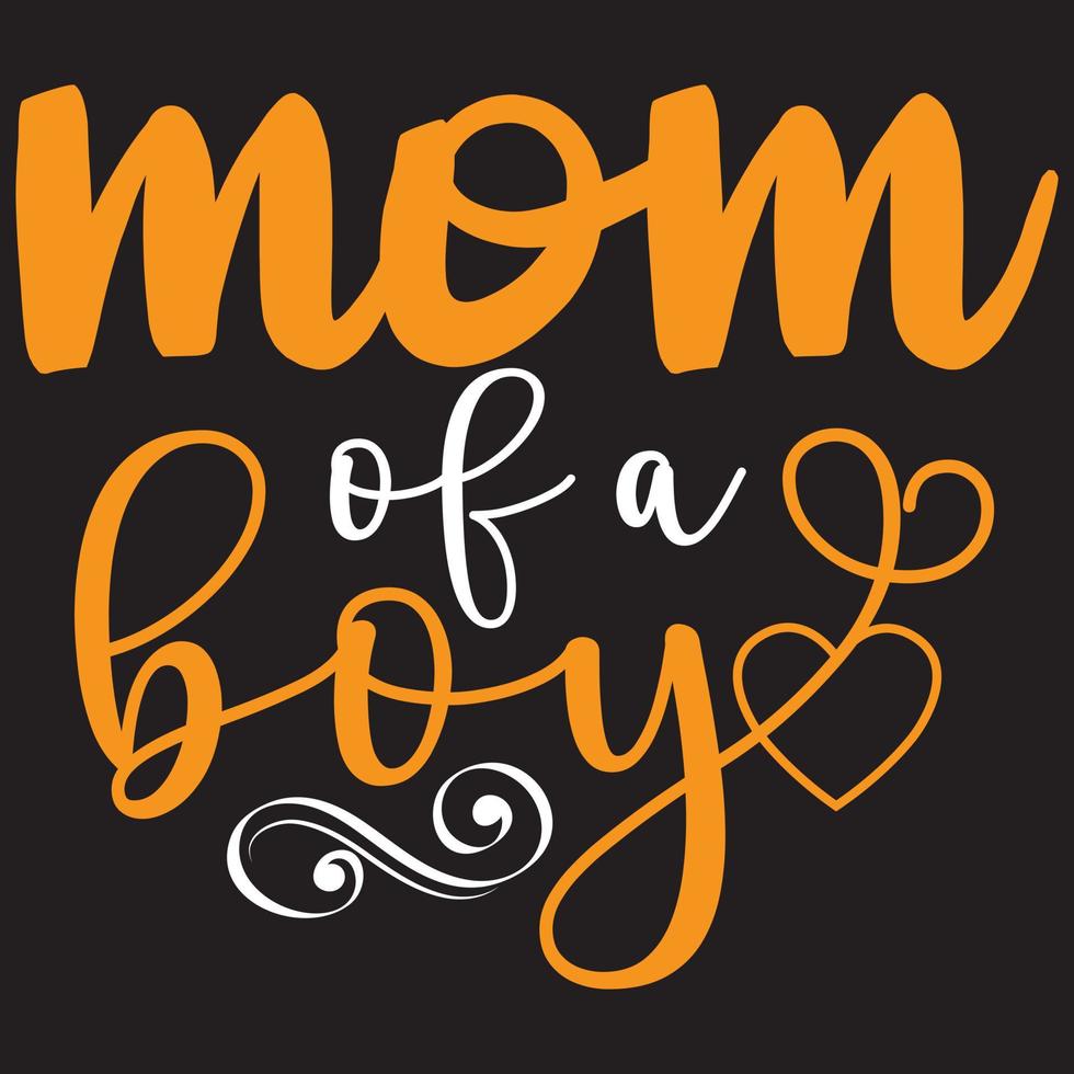 mom of a boy vector