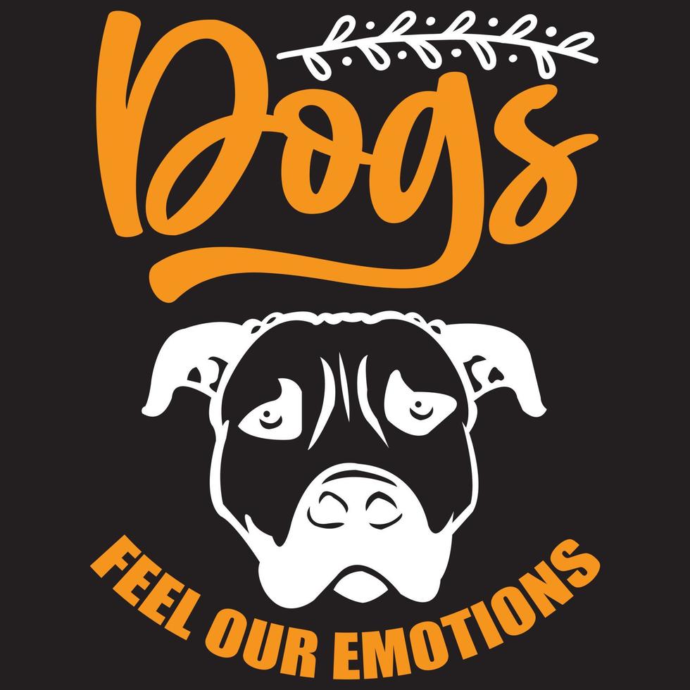 dogs feel our emotions vector