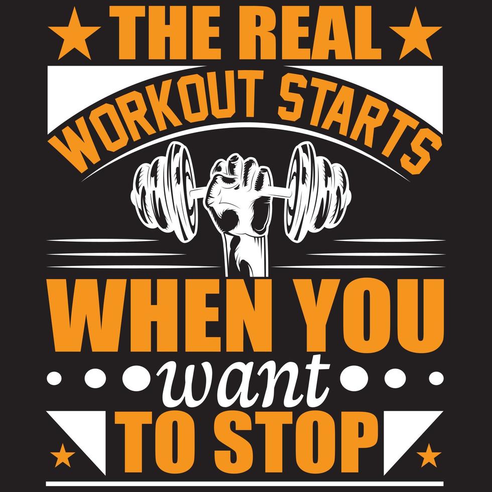 the real workout starts when you want to stop vector