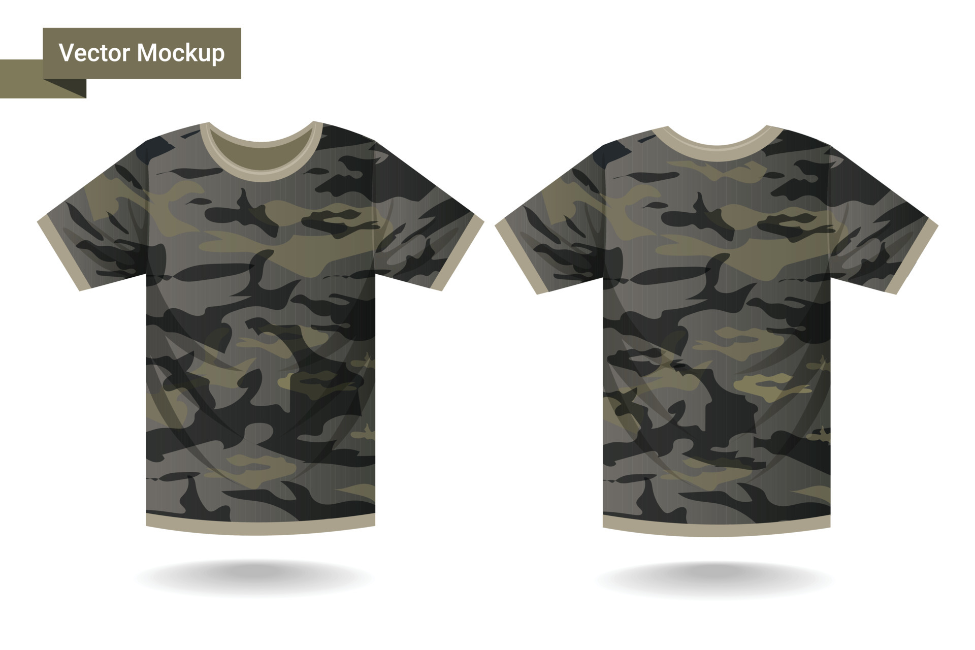 Premium Vector  T shirt sport design template with abstract army