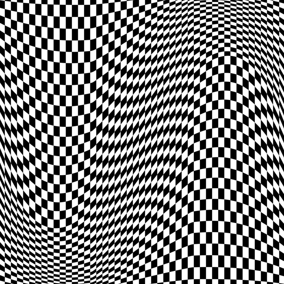 3D abstract monochrome background with squares pattern vector design, technology theme, dimensional dotted flow in perspective, big data, nanotechnology.