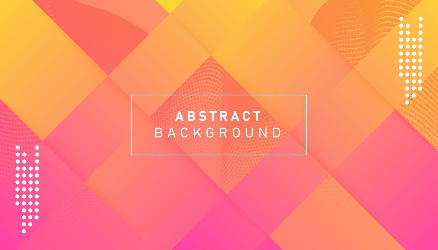 Colorful gradient geometric background. Abstract dynamic shapes composition design vector