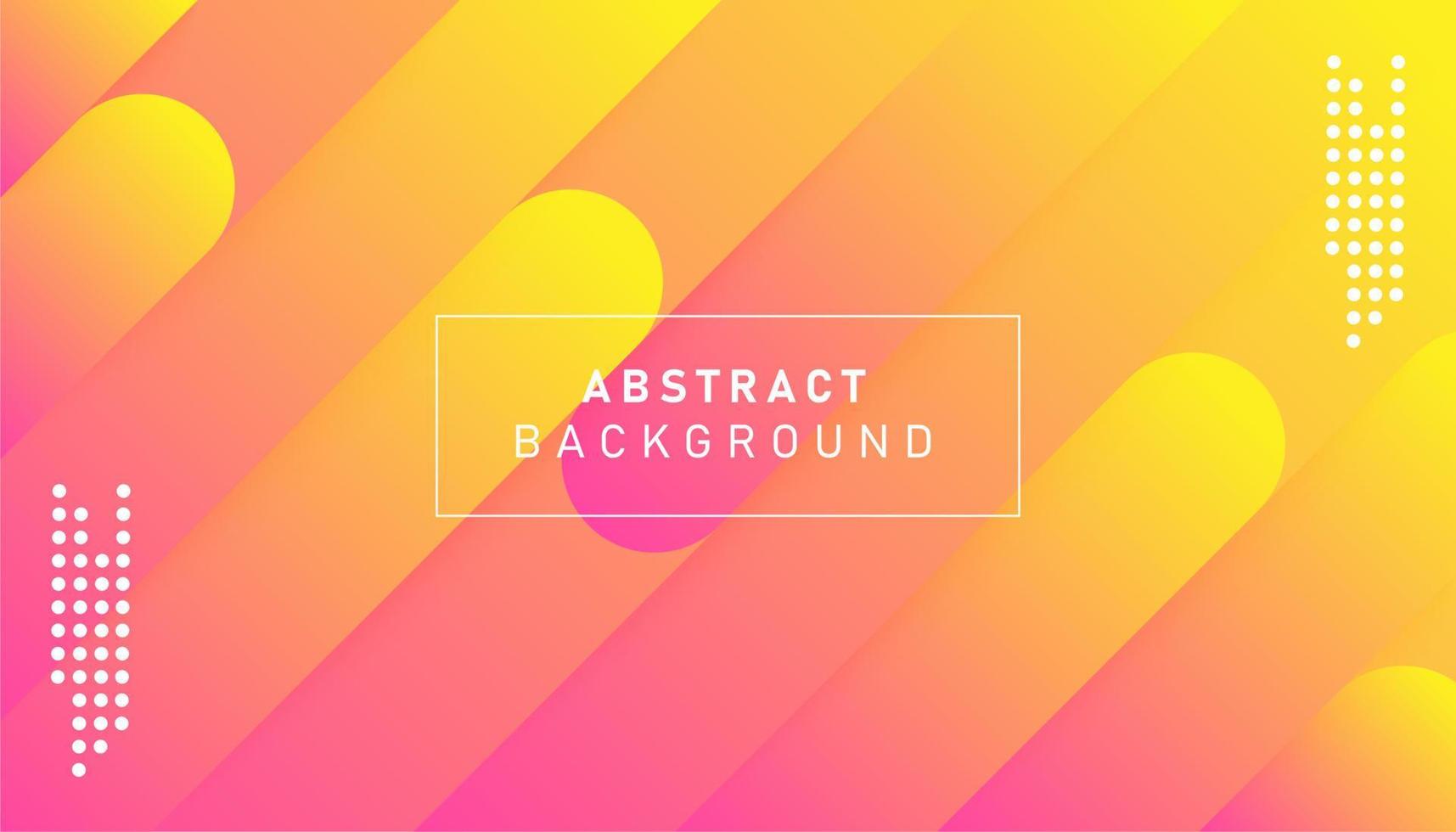 Colorful gradient geometric background. Abstract dynamic shapes composition design vector