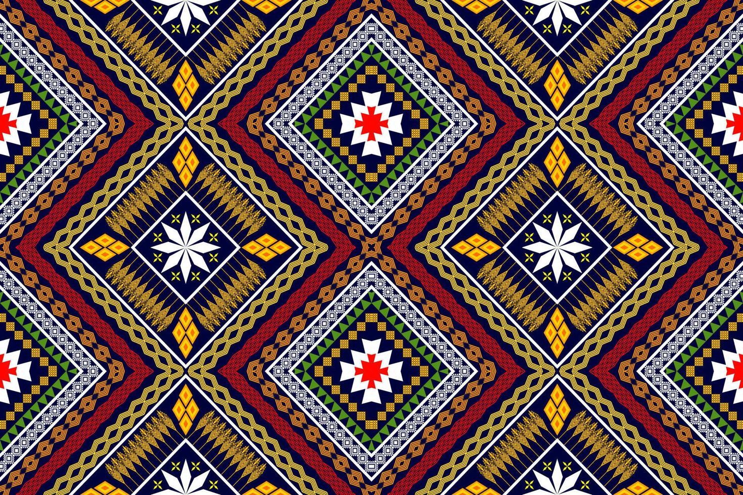 Geometric ethnic oriental traditional pattern.Figure tribal embroidery style.Design for wallpaper,clothing,wrapping,fabric,vector illustration vector