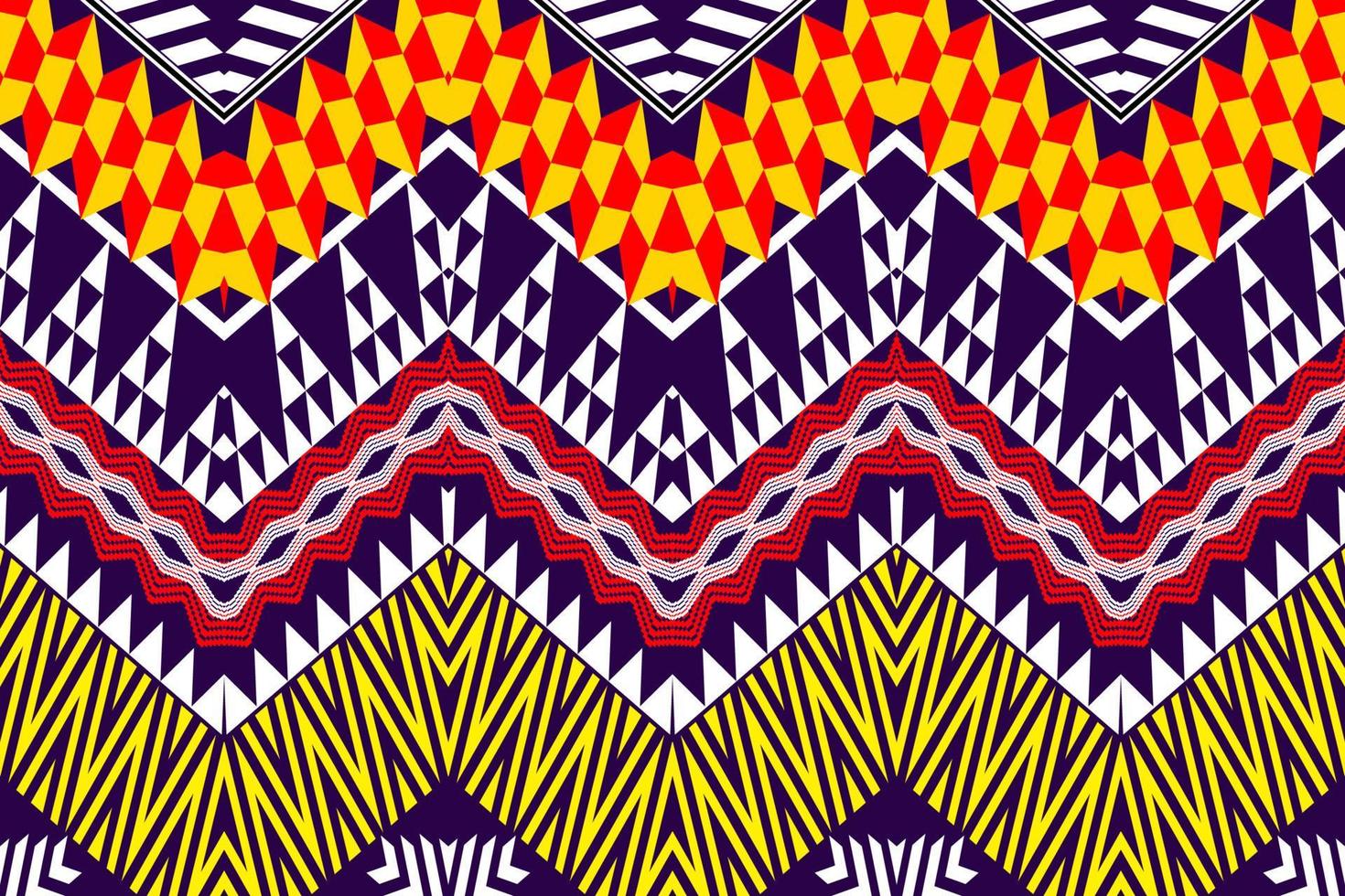 Geometric ethnic oriental traditional pattern.Figure tribal embroidery style.Design for wallpaper,clothing,wrapping,fabric,vector illustration vector
