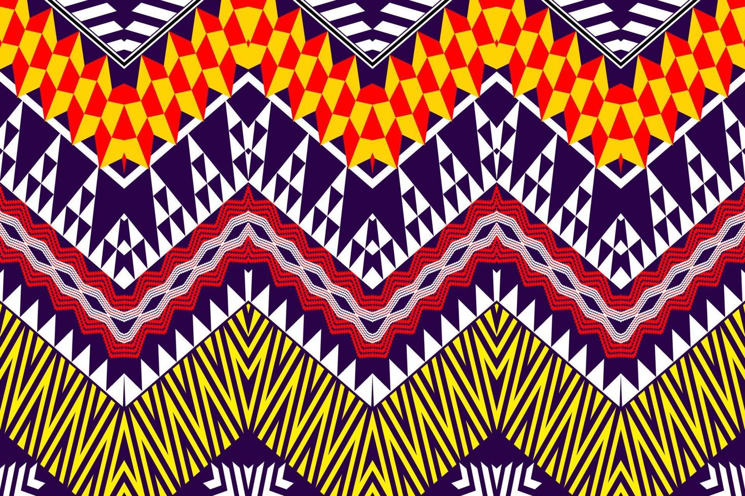 patrón tradicional oriental étnico geométrico.figura estilo de bordado tribal.diseño para papel tapiz,ropa,envoltura,tela,ilustración vectorial vector