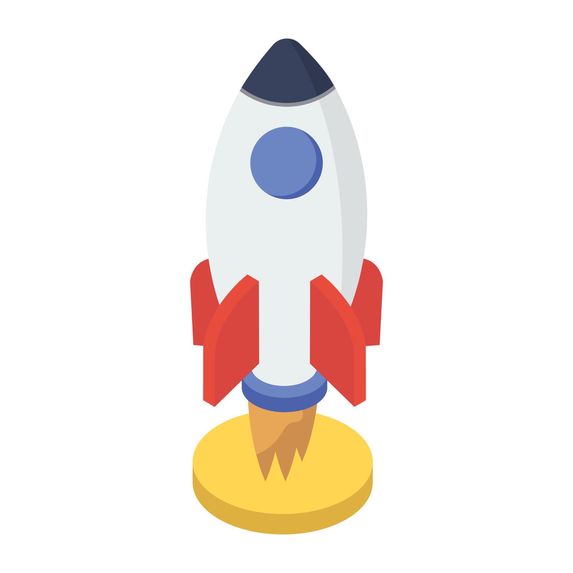 Rocket Launch Concepts 5187152 Vector Art at Vecteezy