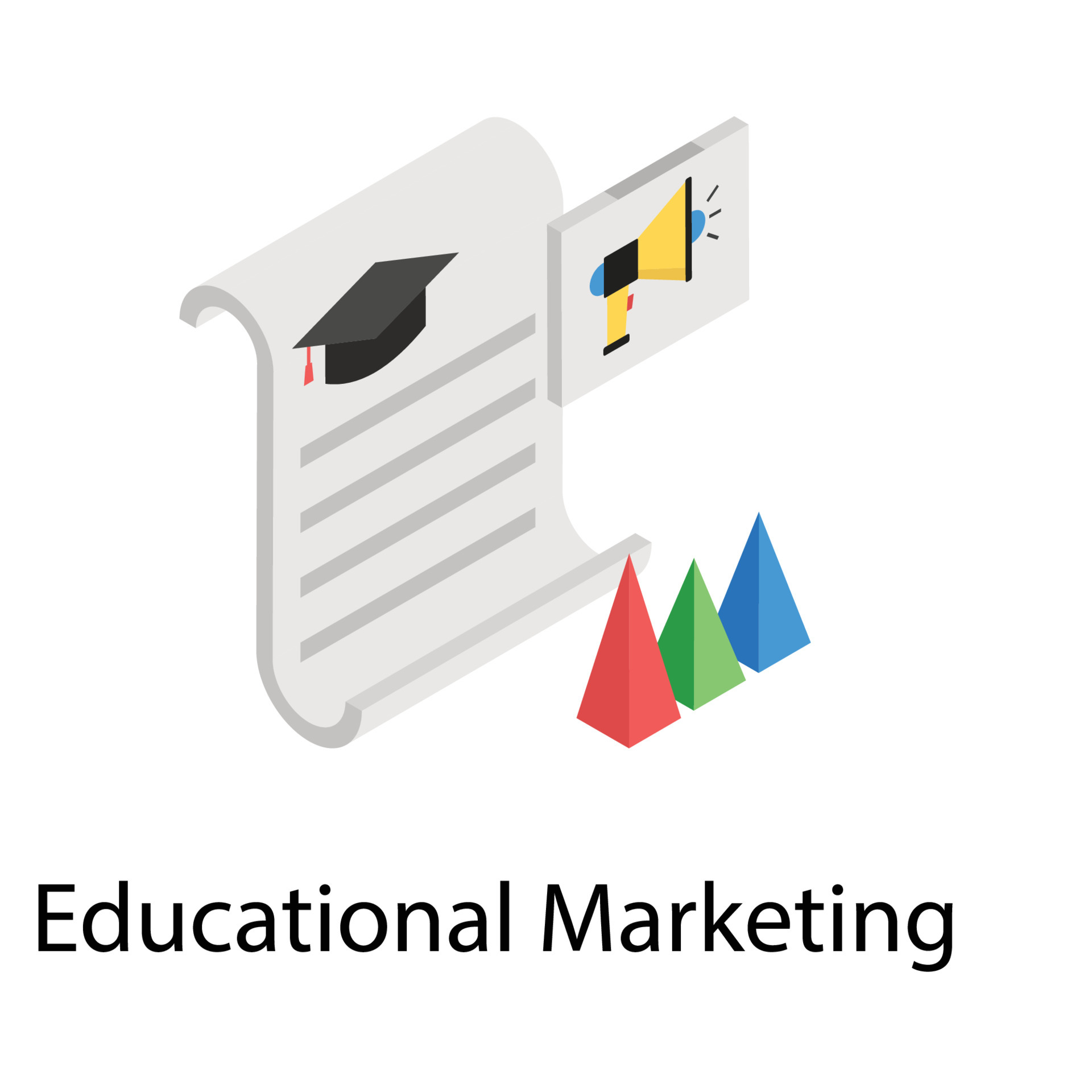Educational Marketing Concepts 5187318 Vector Art at Vecteezy