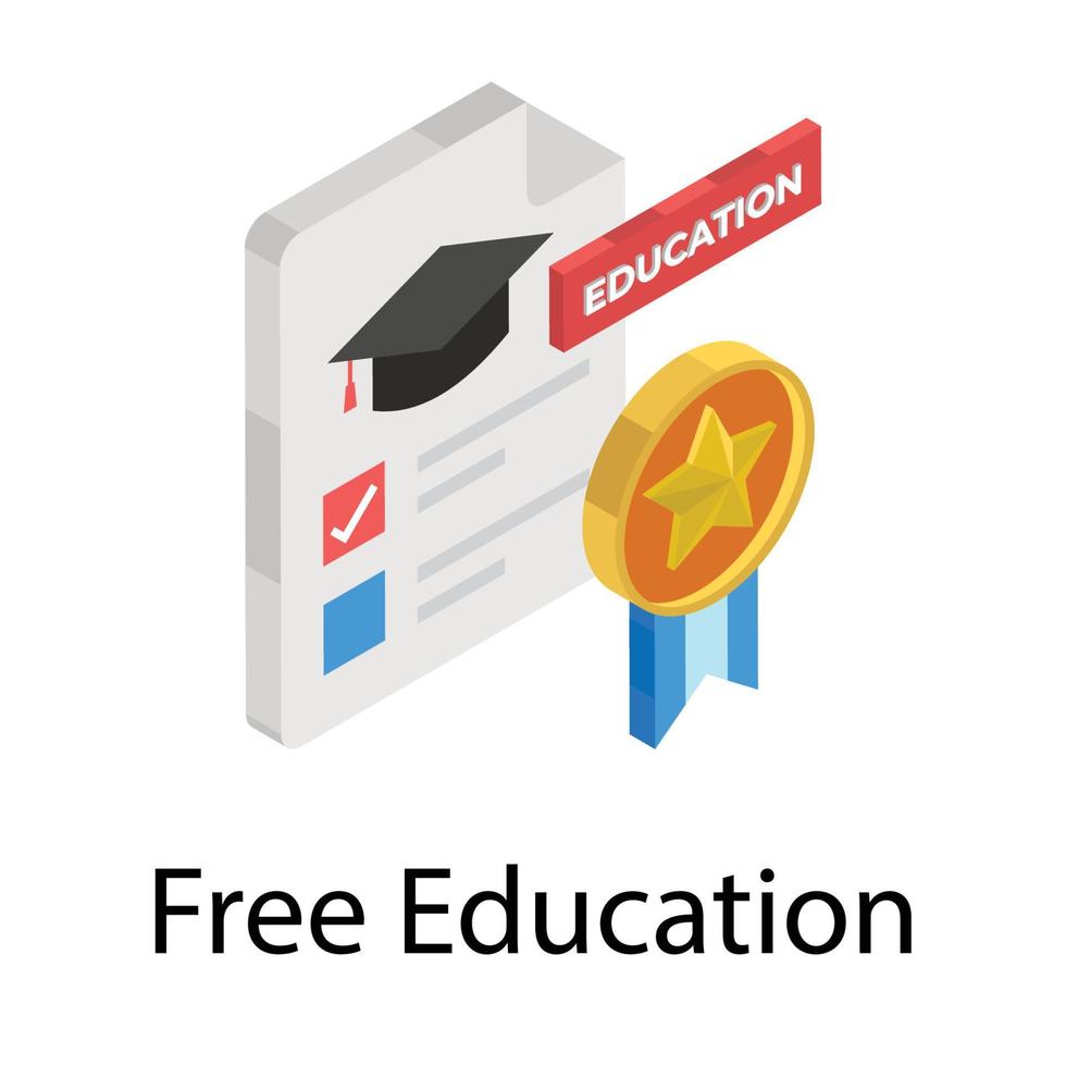 Free Education Concepts vector