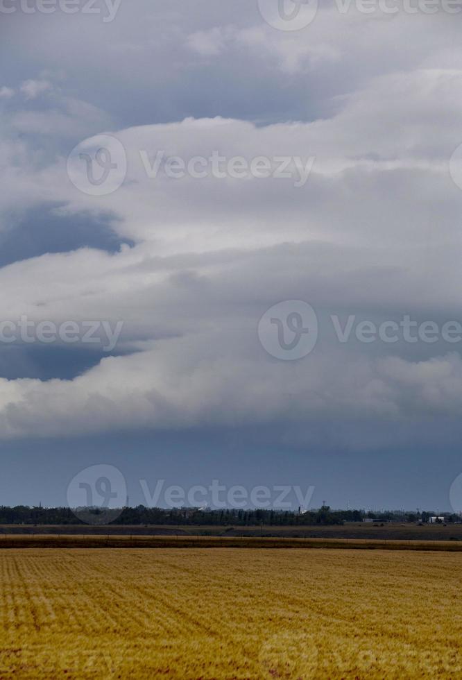 pradera nubes de tormenta canadá foto