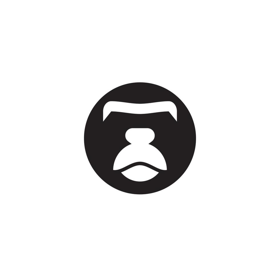 Monkey Head Logo Template vector