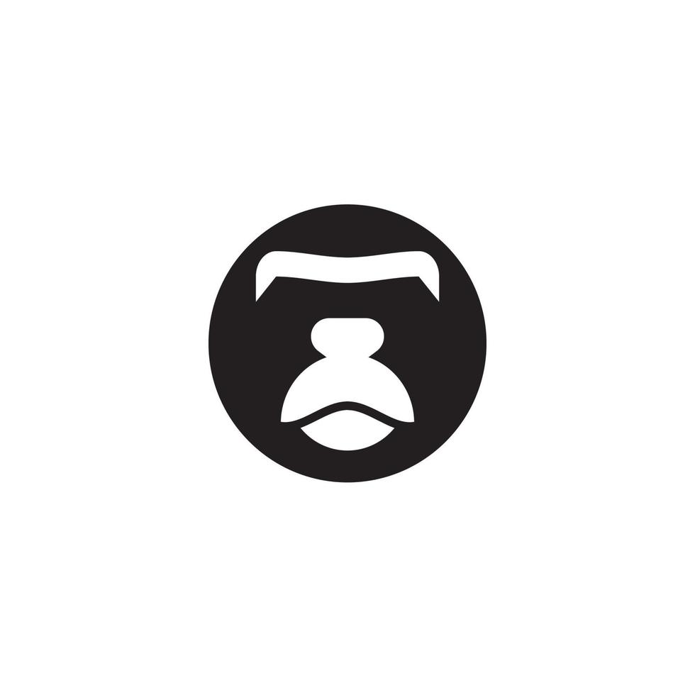 Monkey Head Logo Template vector