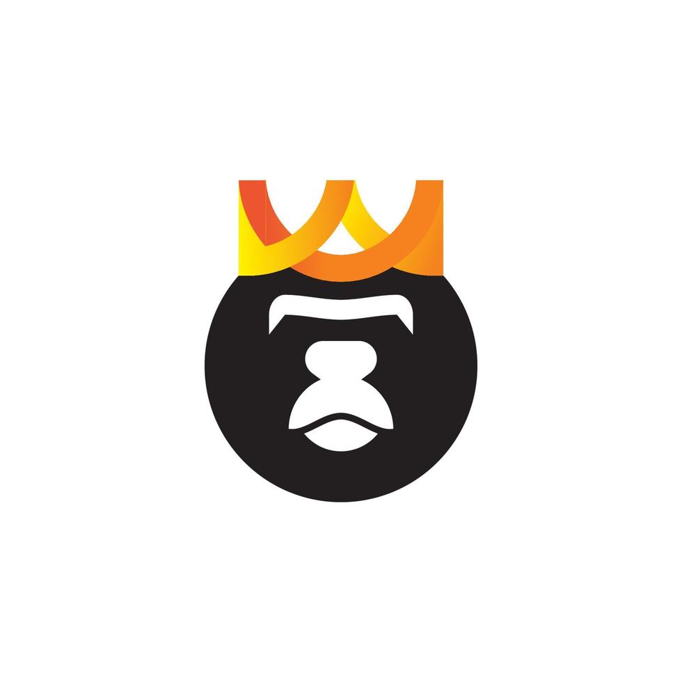 Monkey King Logo Template vector