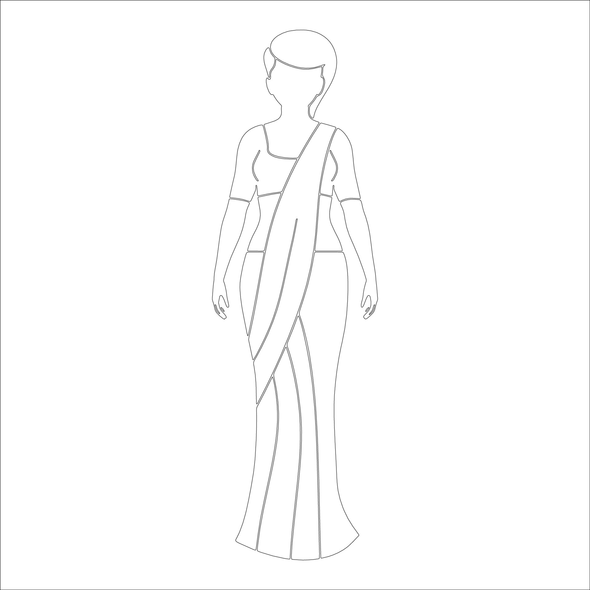 Saree for wedding  Fashion illustration dresses Fashion drawing dresses  Fashion illustration sketches dresses