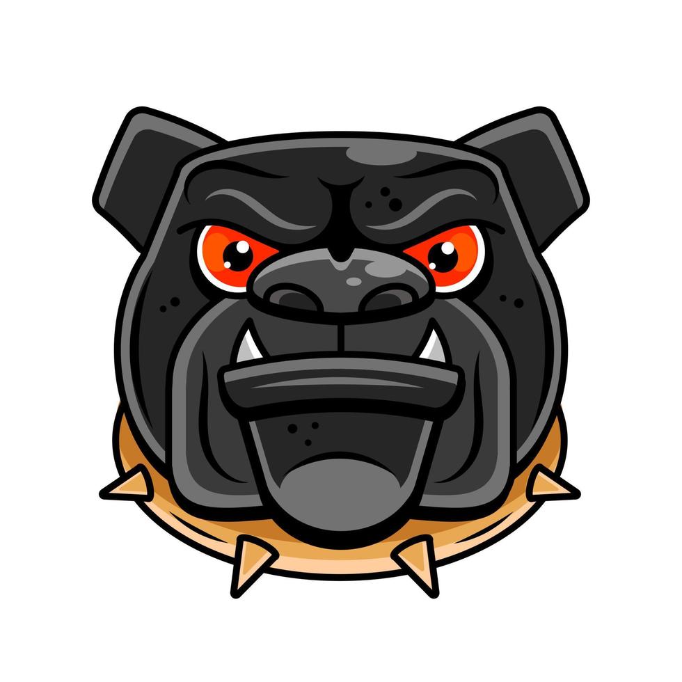retrato de boxeador perro en estilo de línea - retrato de mascota en cabeza de estilo ligero aislado vector
