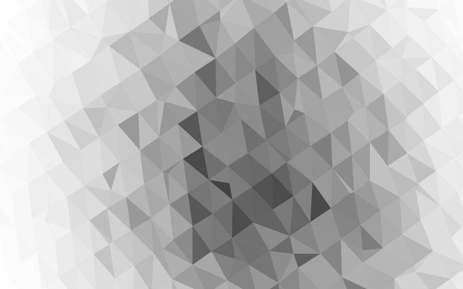 Light Silver, Gray vector polygon abstract layout.