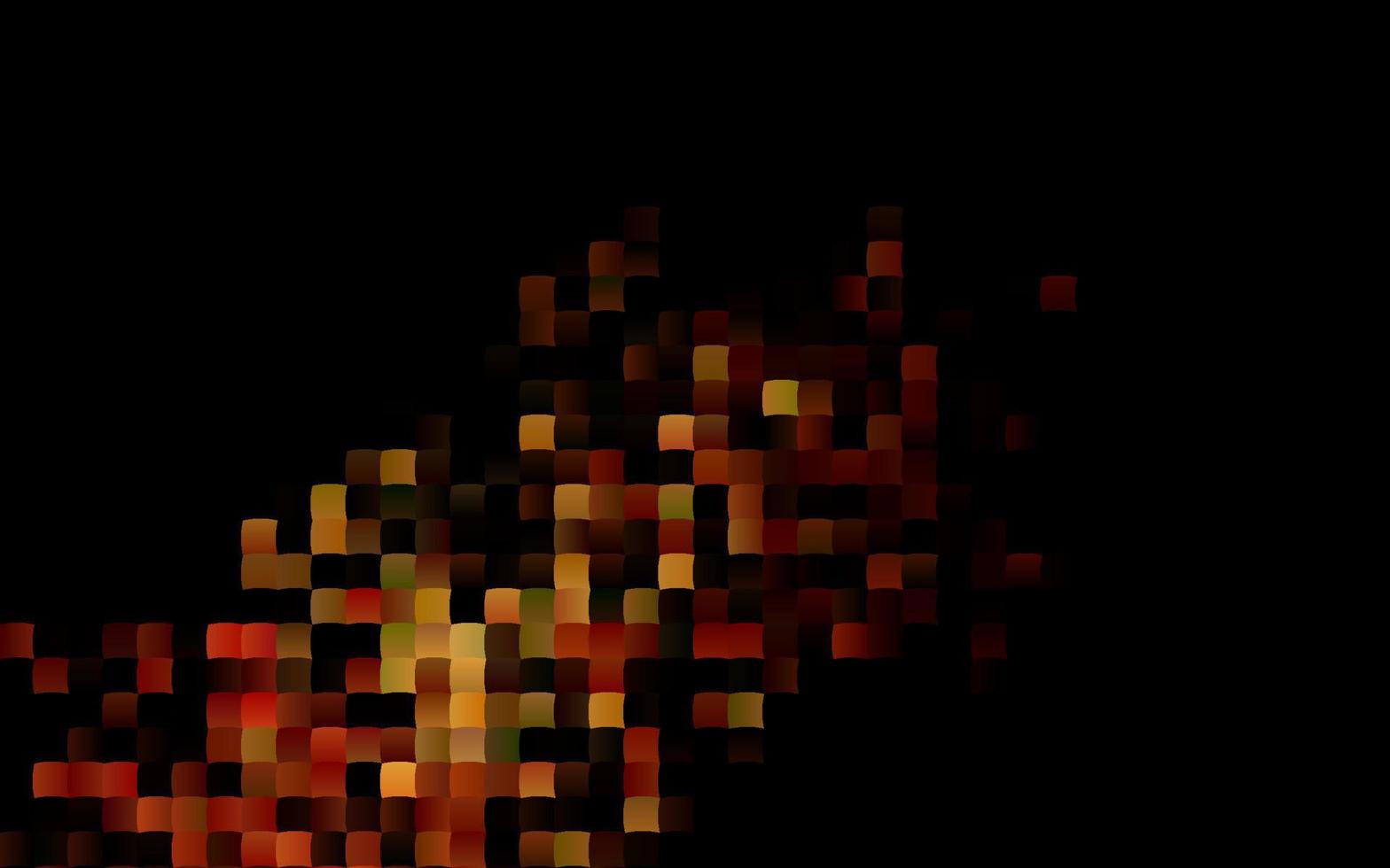 Dark Yellow, Orange vector background with rectangles.
