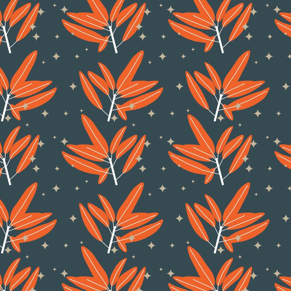 beautiful leaf shape pattern design wallpaper for fabric, background prints and textures, vector illustration.