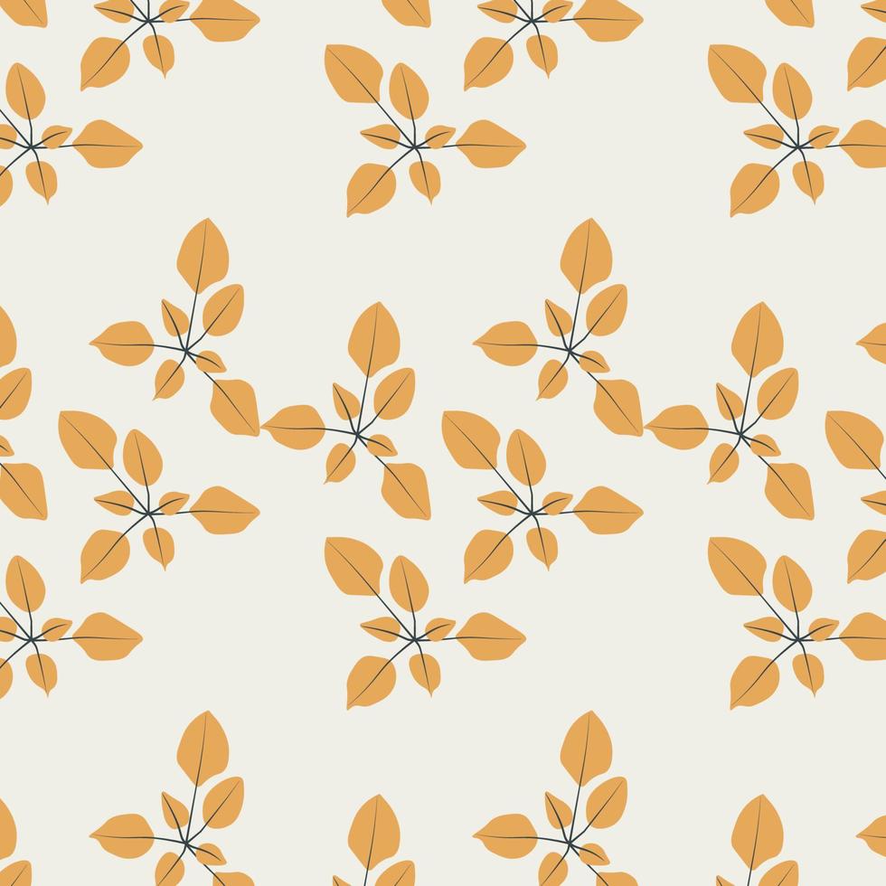 beautiful leaf shape pattern design wallpaper for fabric, background prints and textures, vector illustration.