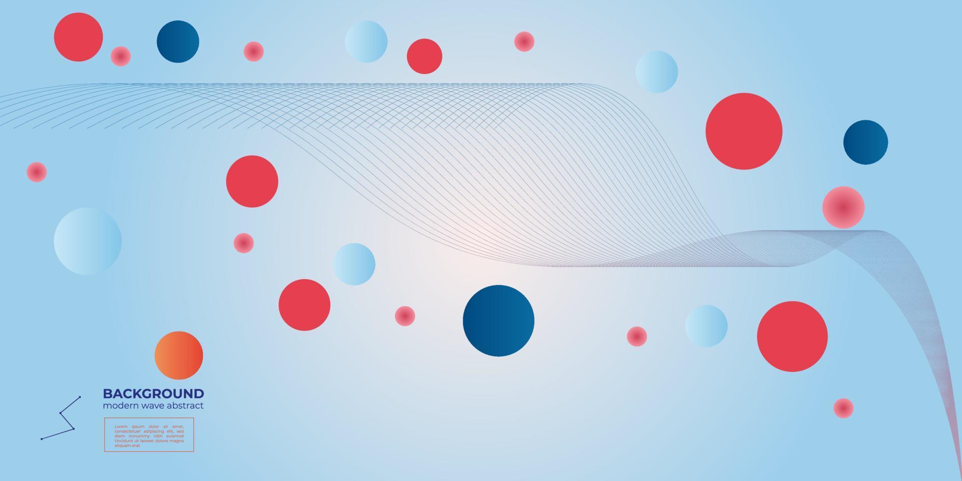 wave line abstract background modern hipster futuristic graphic vector