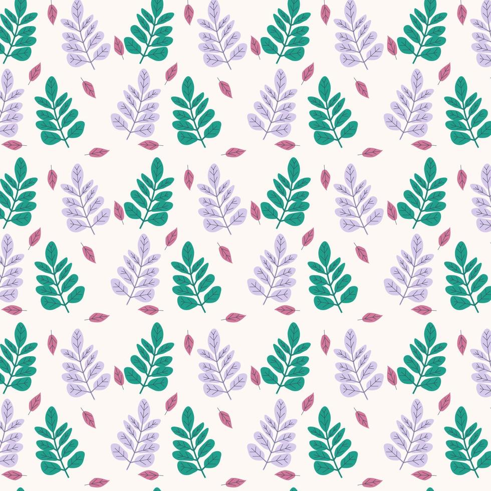 beautiful leaf shape pattern design wallpaper for fabric, background prints and textures, vector illustration.