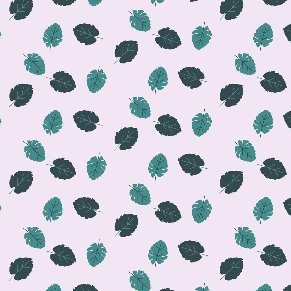 beautiful leaf shape pattern design wallpaper for fabric, background prints and textures, vector illustration.