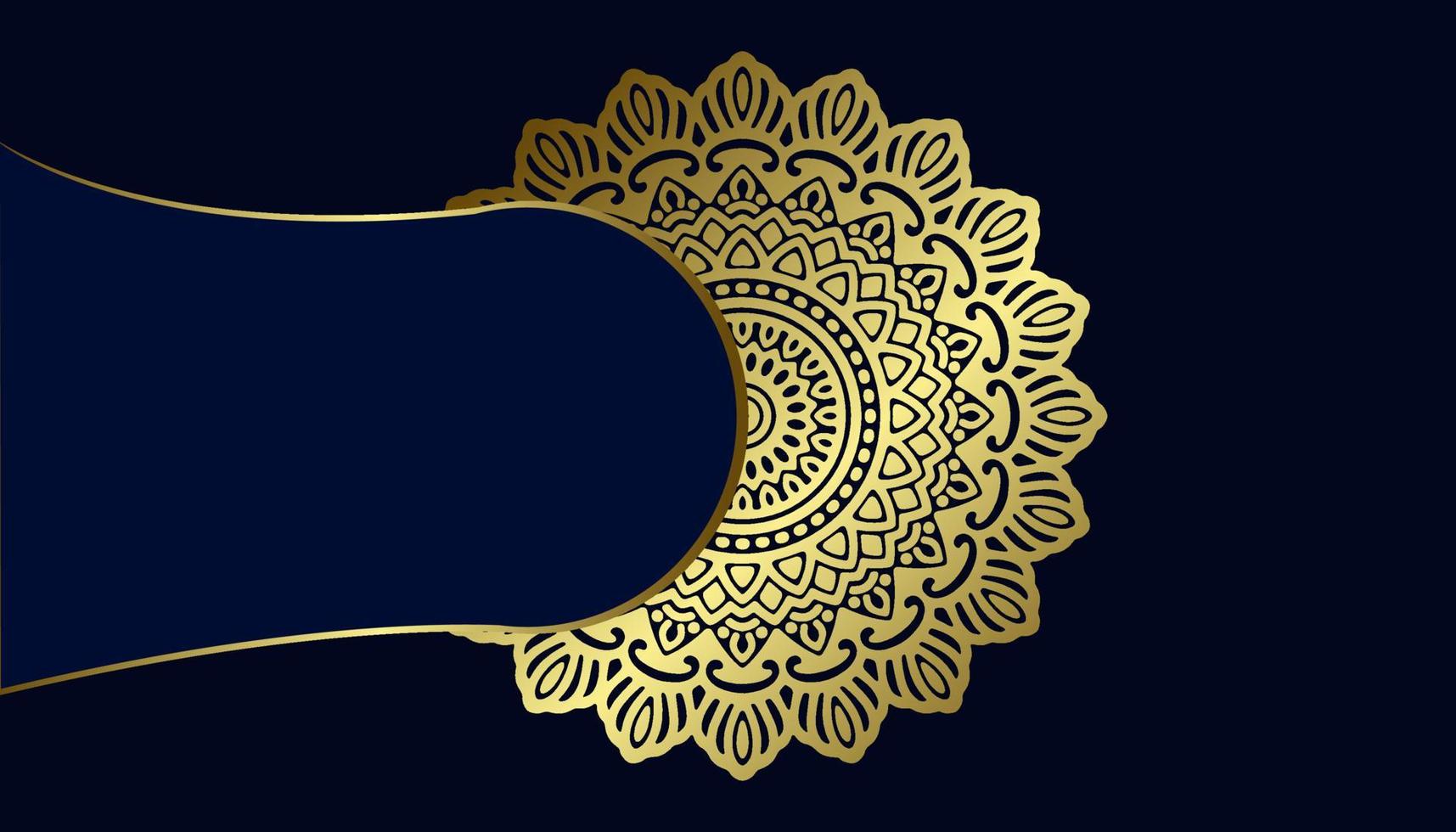 Mandala ornate background for marketing agency vector