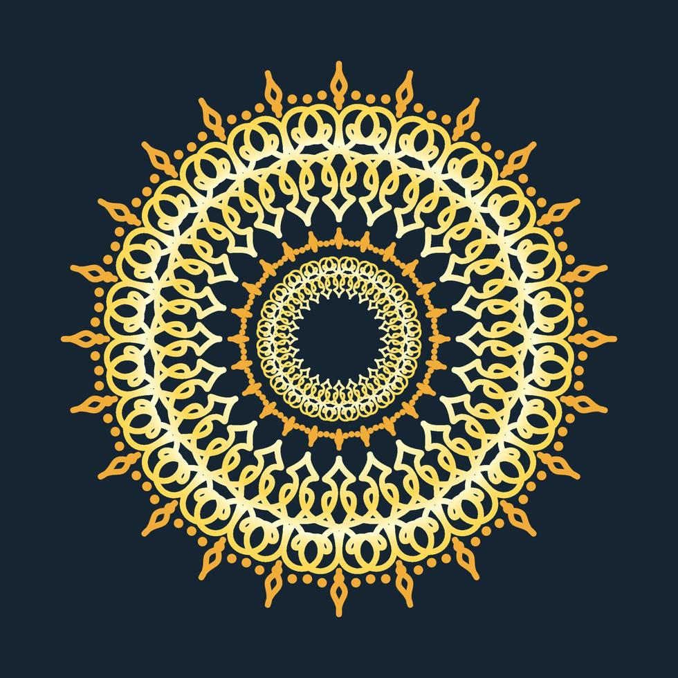 Gradient Mandala illustration. Decorative round ornament. Antique decorative elements. Oriental pattern, vector illustration. mandala for Henna, Mehndi, tattoo, decoration