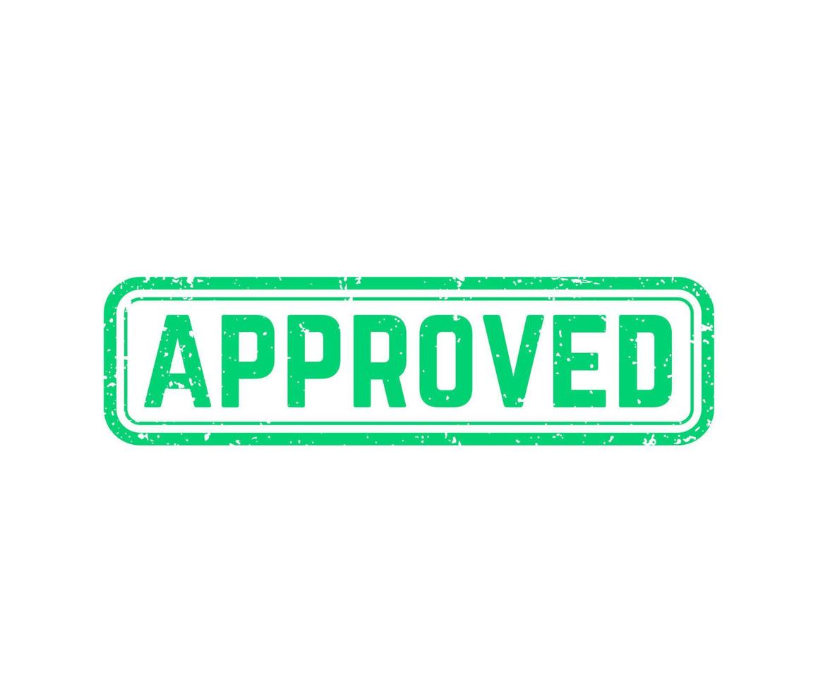approved vector stamp