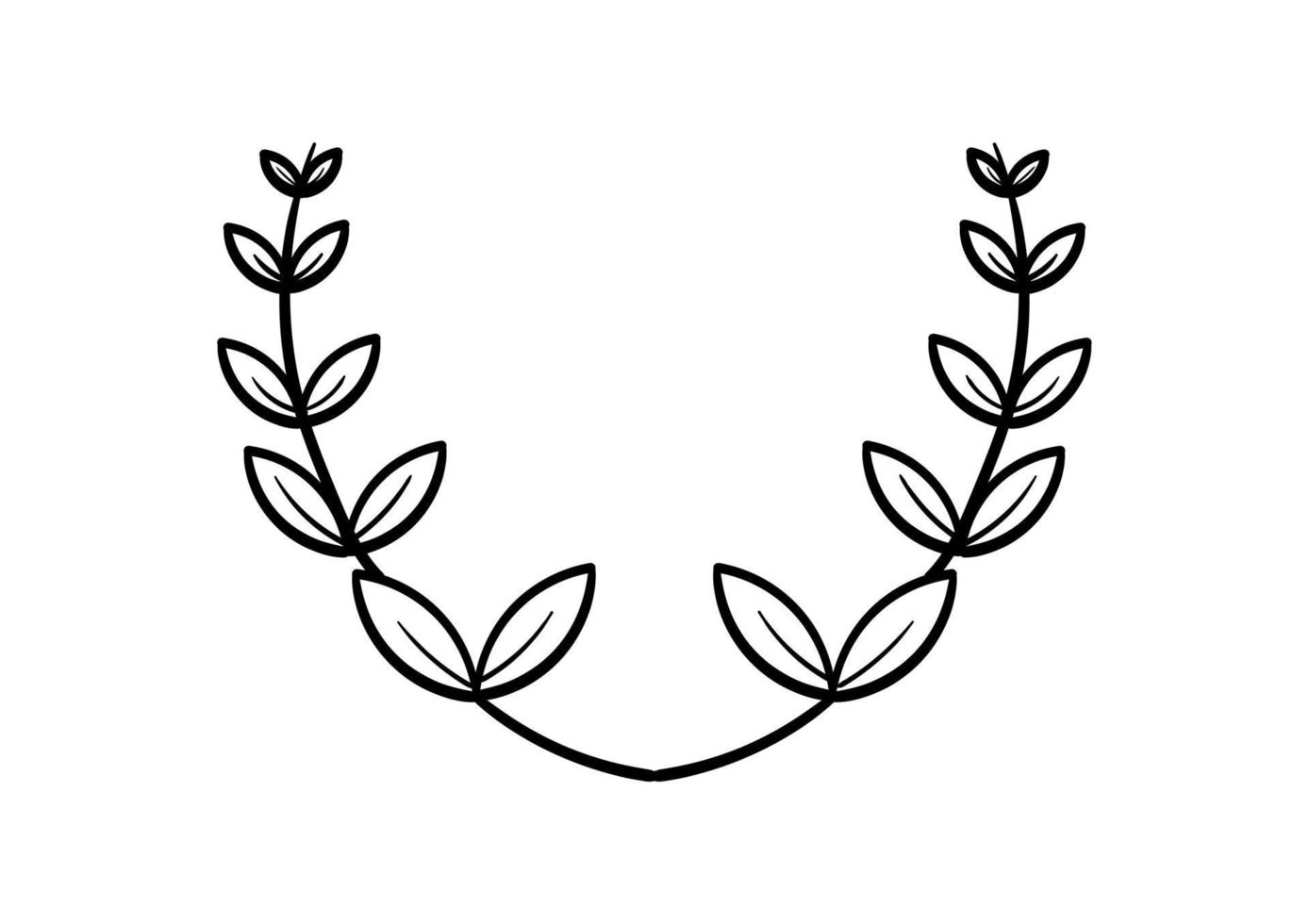 hand drawn wheat vector