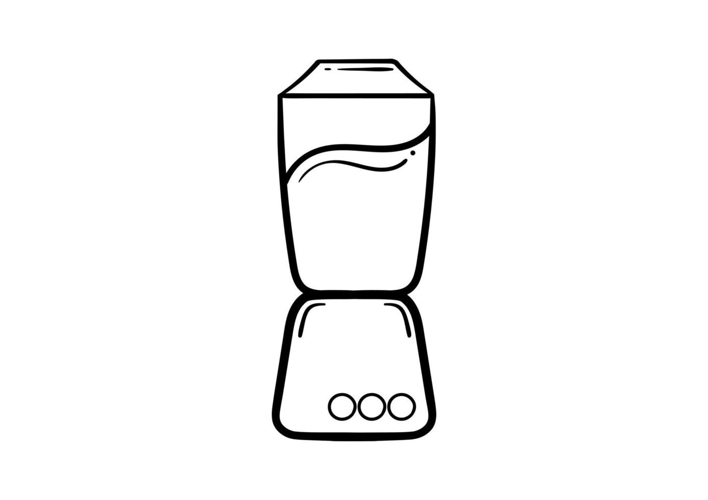 hand drawn blender vector