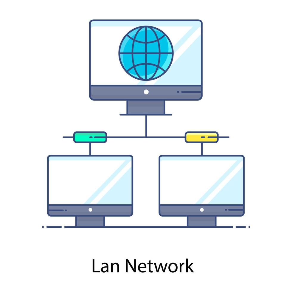 A flat icon of cloud data, cloud with arrows vector